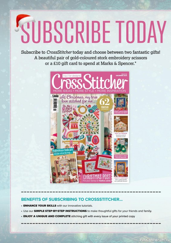 Коллекция вышивки в журнале «CrossStitcher №416 2024»