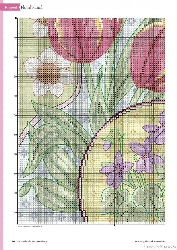 Коллекция вышивки в журнале «The World of Cross Stitching №331 2023»