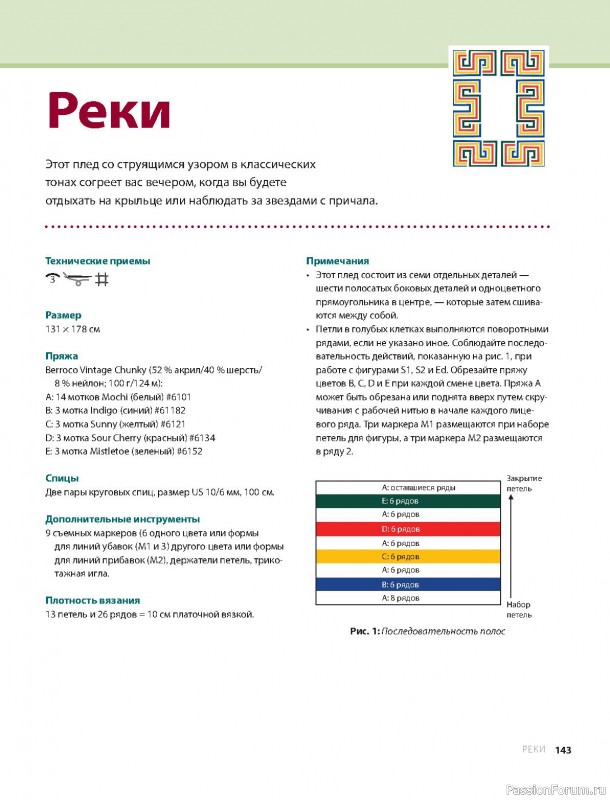 Вязаные проекты в книге «Дерзкие пледы». Продолжение