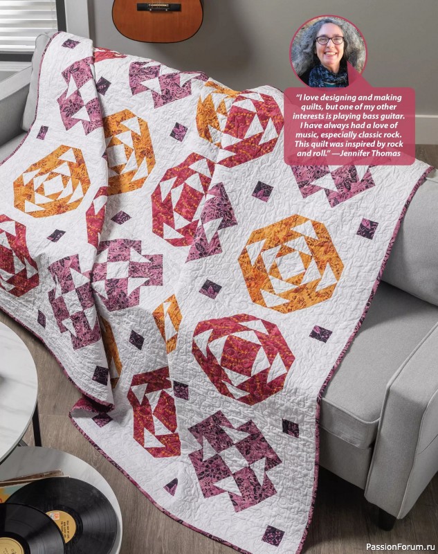 Коллекция проектов для рукодельниц в журнале «Quilter's World - Autumn 2025»