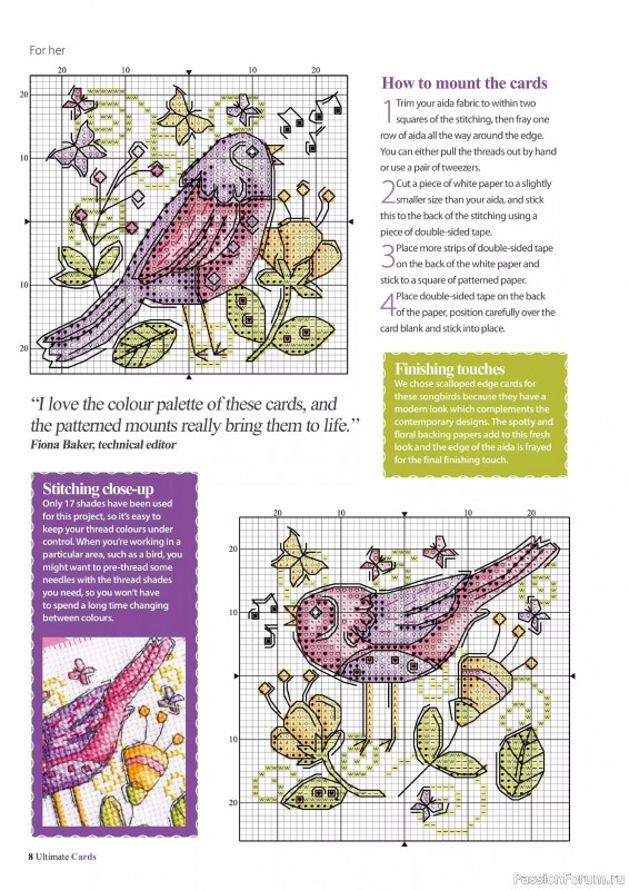 Коллекция вышивки в журнале «Ultimate CrossStitch Cards №58 2025»