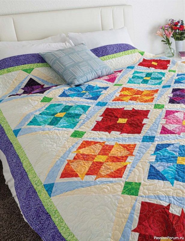 Коллекция проектов для рукодельниц в журнале «McCalls Quilting - Spring 2025»