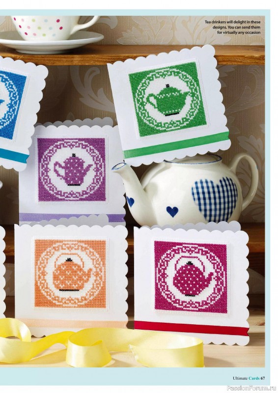 Коллекция вышивки в журнале «Ultimate CrossStitch Cards №58 2025»