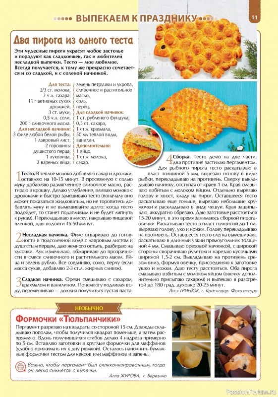 Коллекция кулинарных рецептов в журнале «Наша кухня. Выпечка №2 2024»