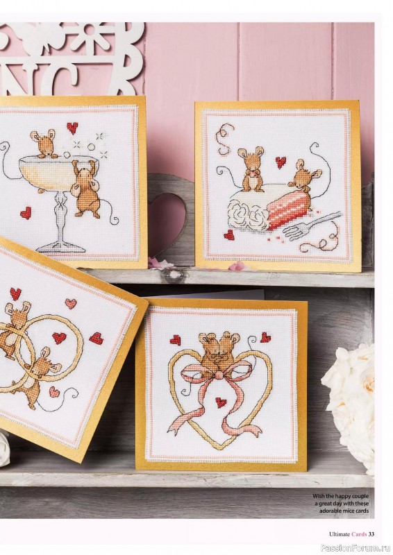 Коллекция вышивки в журнале «Ultimate CrossStitch Cards №58 2025»