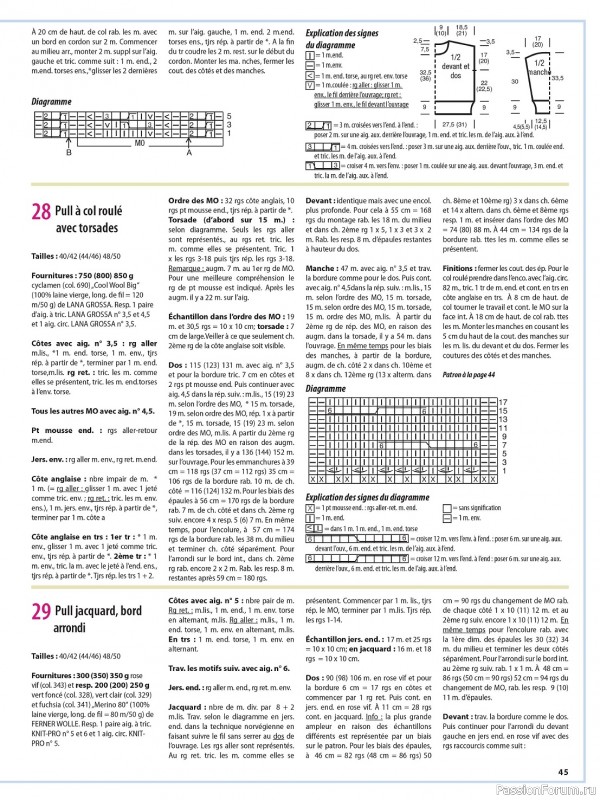 Вязаные модели в журнале «Maille Actuelle №19 2023»