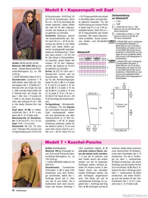 Вязаные модели в журнале «Maschentrends №3 2024»