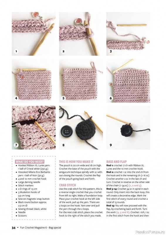 Вязаные проекты крючком в журнале «Fun Crochet Magazine №6 2022»