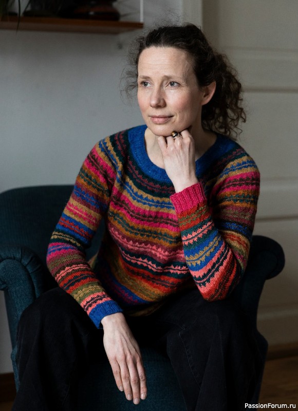 Вязаные проекты в книге «52 Weeks of Scrap Yarn»