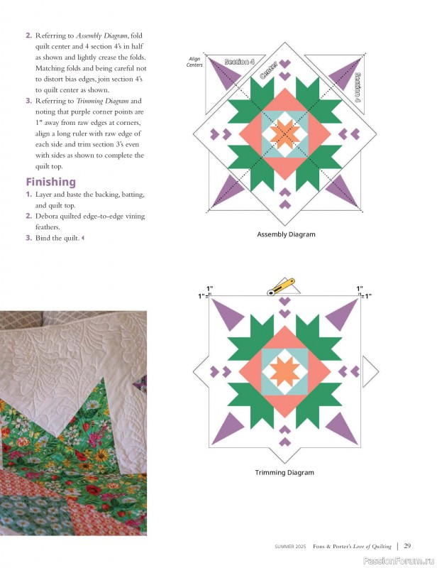 Коллекция проектов для рукодельниц в журнале «Fons & Porter’s Love Of Quilting - Summer 2025»