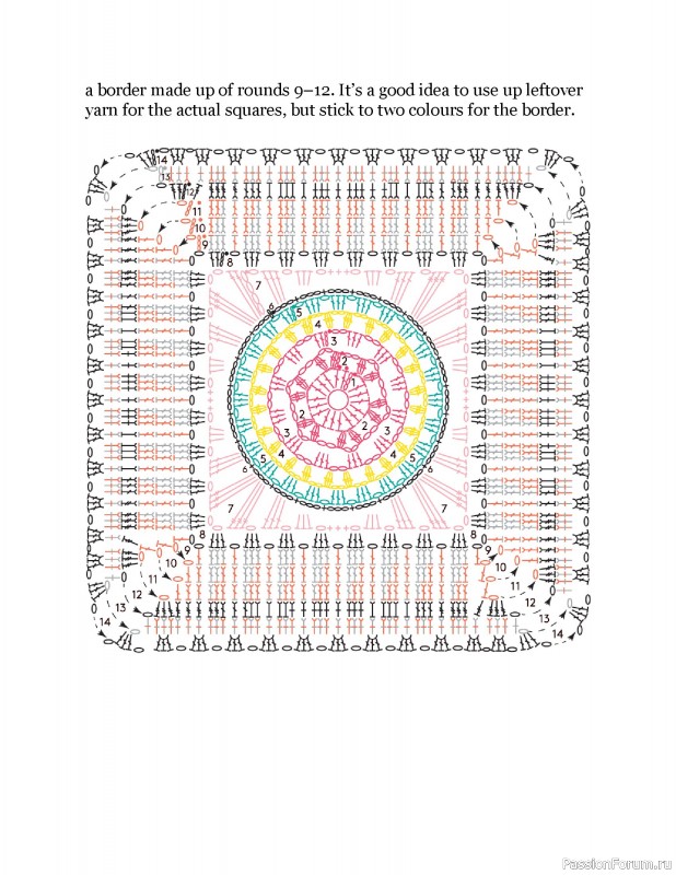 Вязаные проекты в книге «Crochet Squares»