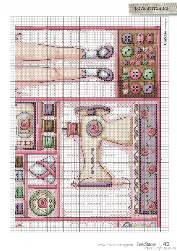 Коллекция вышивки в журнале «CrossStitcher №395 2023»