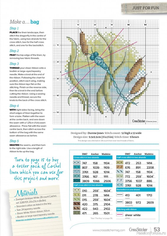 Коллекция вышивки в журнале «CrossStitcher №410 2024»