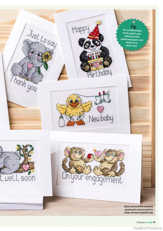 Коллекция вышивки в журнале «Ultimate CrossStitch Cards №58 2025»