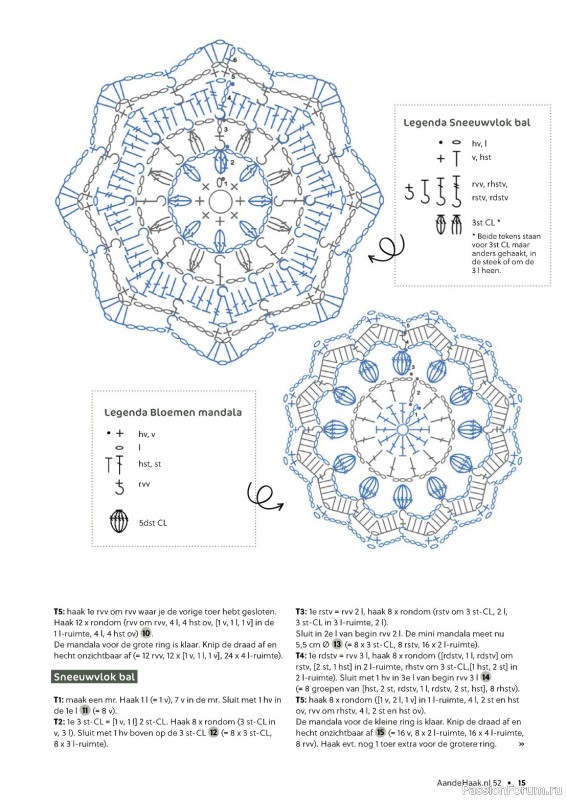 Вязаные проекты крючком в журнале «Aan de Haak №52 2023»