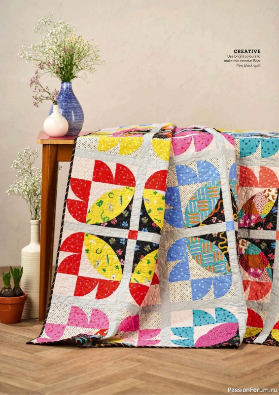 Коллекция проектов для рукодельниц в журнале «Love Patchwork & Quilting №145 2024»