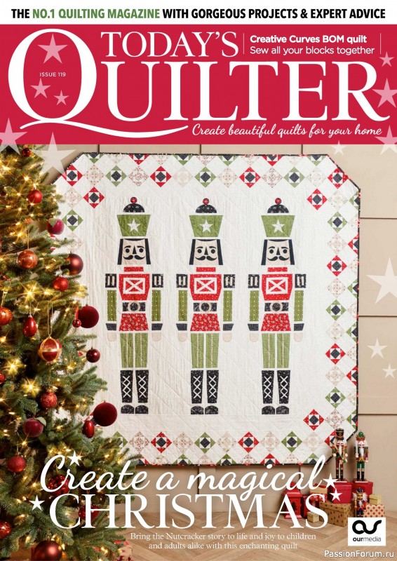 Коллекция проектов для рукодельниц в журнале «Today's Quilter №119 2024»