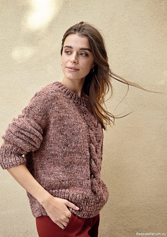 Вязаные модели в журнале «Burda Stricken №1 2020»