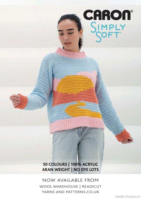 Вязаные проекты крючком в журнале «Inside Crochet №156 2023»