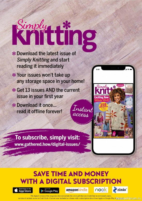 Вязаные проекты крючком в журнале «Simply Knitting №257 2024»