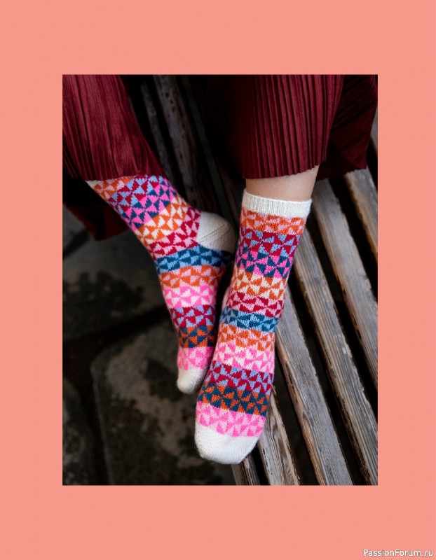 Вязаные проекты в книге «52 Weeks of Socks Vol. II»