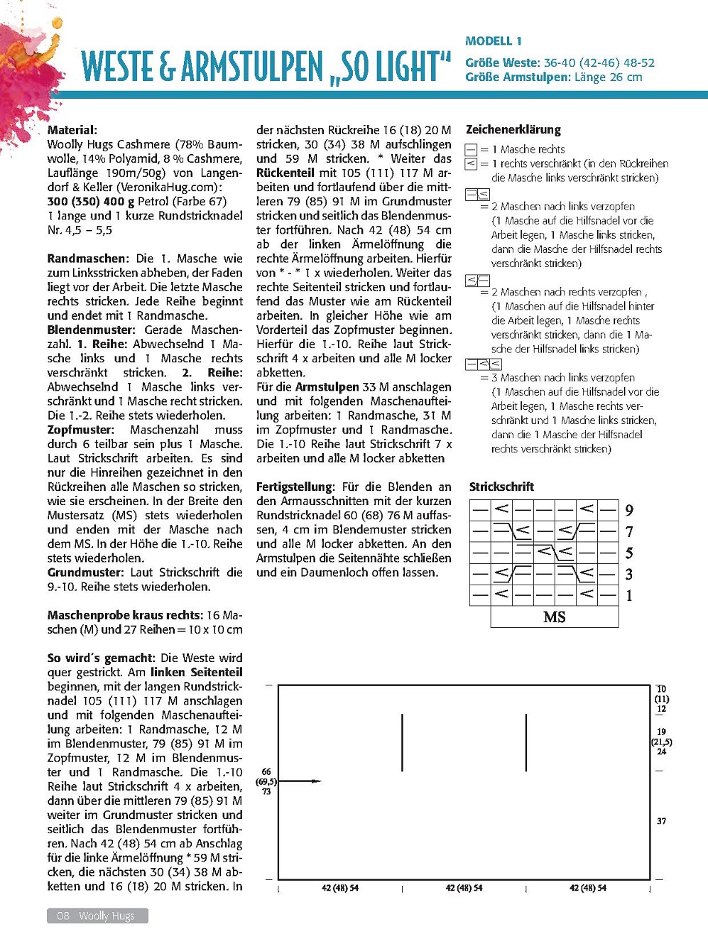 Коллекция трикотажных моделей одежды в журнале "Woolly Hugs Maschenwelt №1 2022"