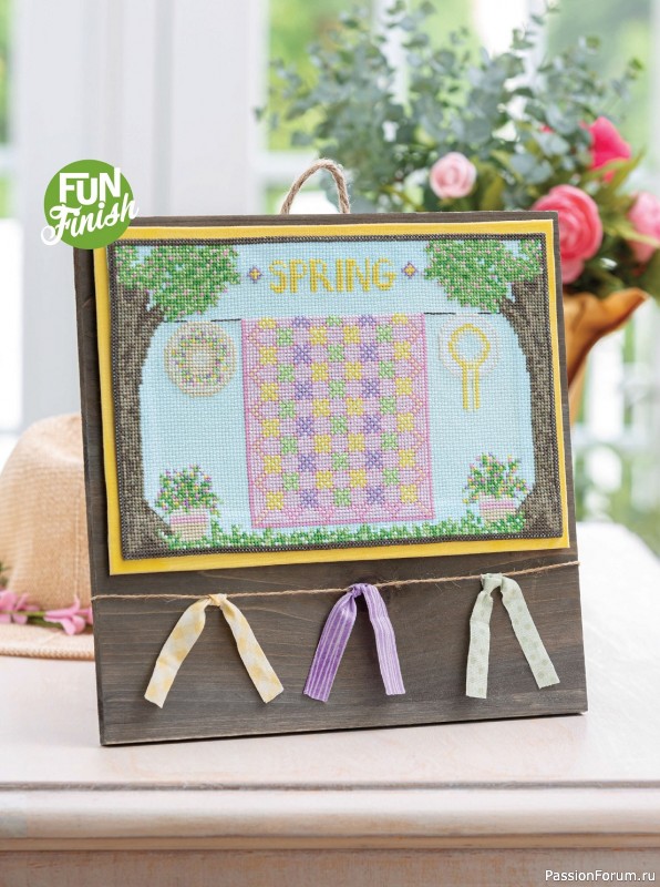 Коллекция вышивки в журнале «Just CrossStitch - Spring 2024»