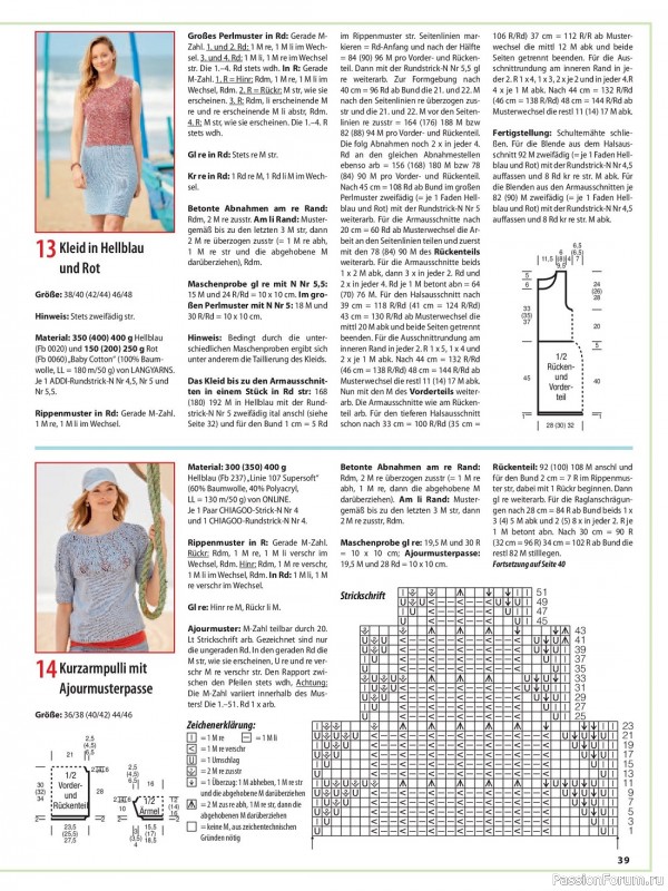 Вязаные модели в журнале «Sabrina №8 2023»