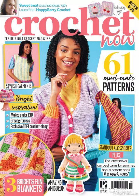 Вязаные проекты крючком в журнале &laquo;Crochet Now №123 2025&raquo;