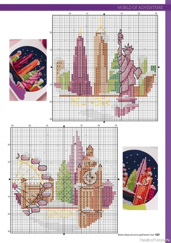 Коллекция вышивки в журнале «Contemporary Cross Stitch Collection 2022»