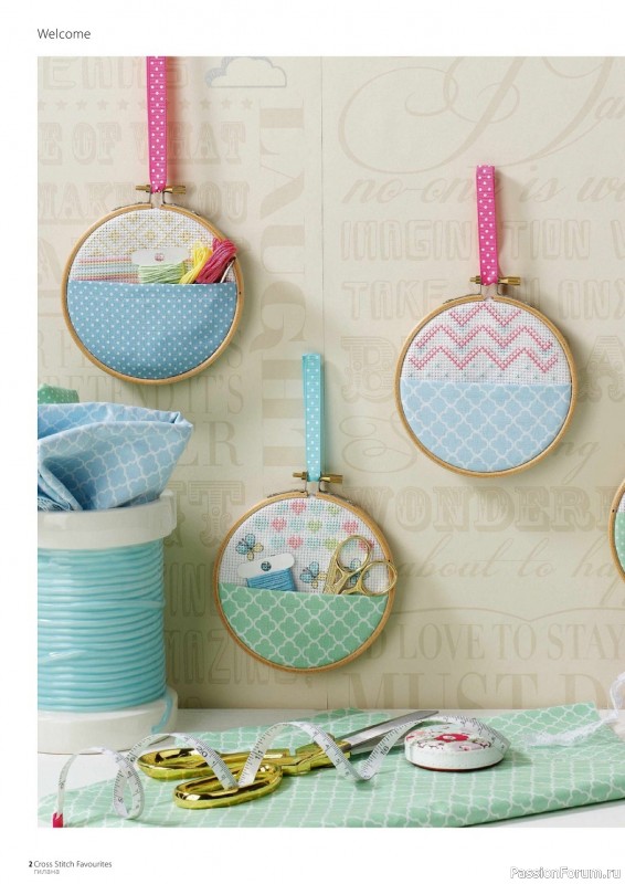 Коллекция вышивки в журнале «Cross Stitch Favourites - Spring 2023»