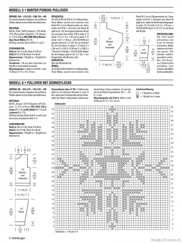 Вязаные модели для детей в журнале «Kinder Maschenmode №4 2024»