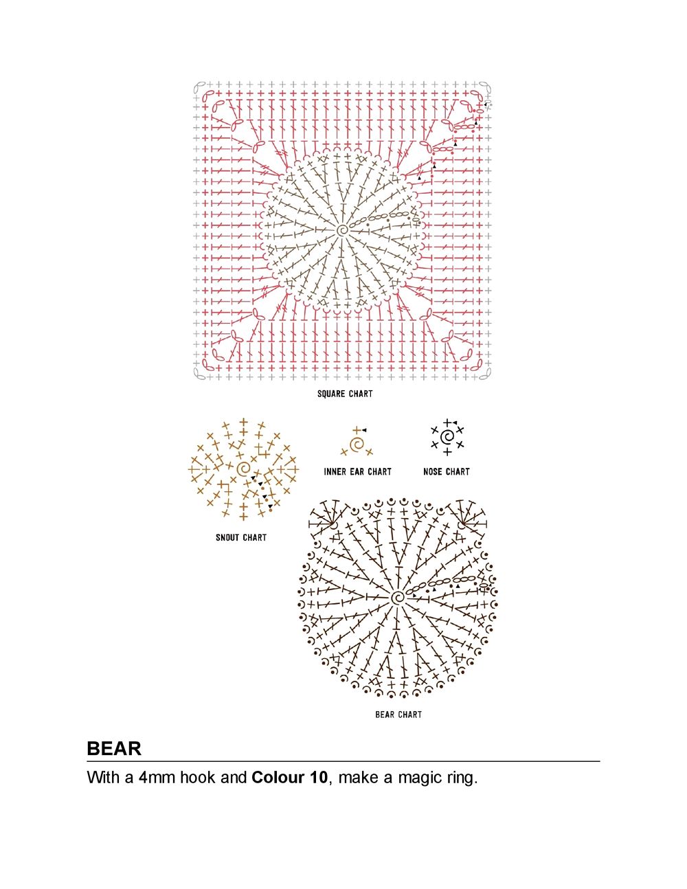 Коллекция "бабушкиных квадратов" в книге «3D Animal Granny Squares»