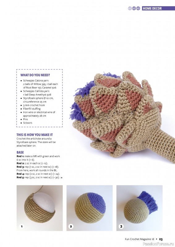 Вязаные проекты в журнале « Fun Crochet Magazine №18 2024»