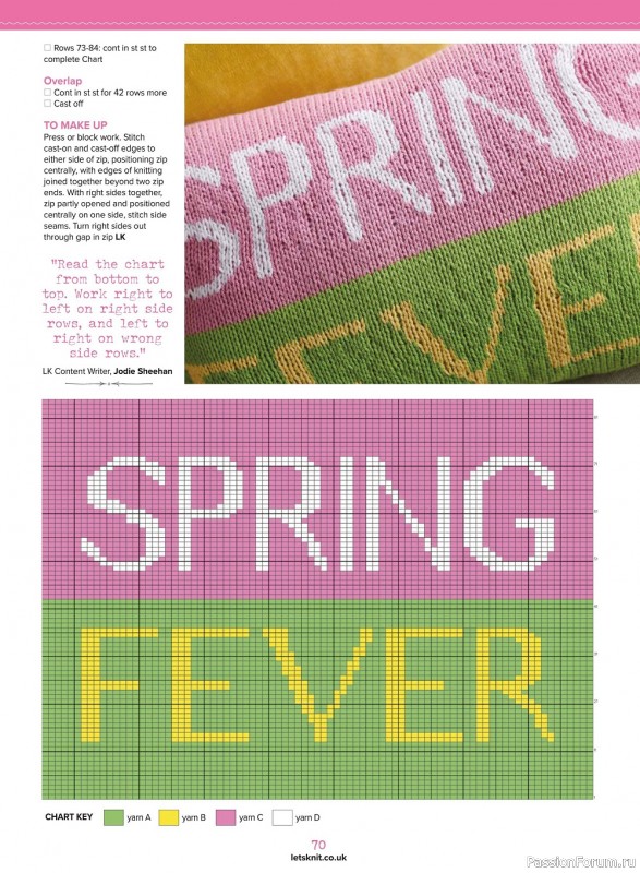 Вязаные модели спицами в журнале «Let's Knit №182 2022»