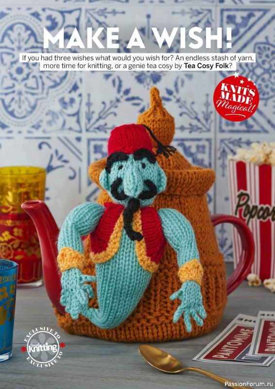 Вязаные проекты в журнале «Simply Knitting №245 2023»