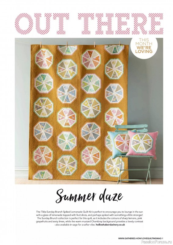 Коллекция проектов для рукодельниц в журнале «Love Patchwork & Quilting №150 2025»