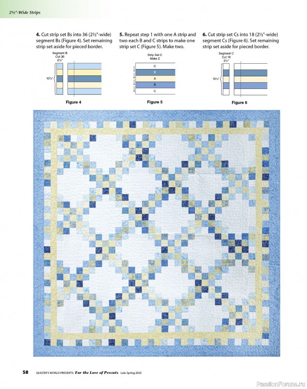 Коллекция проектов для рукодельниц в журнале «Quilter's World Special Edition - Late Spring 2025»
