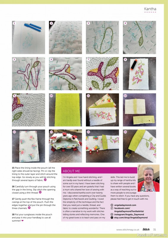Коллекция проектов для рукодельниц в журнале «Stitch Magazine №155 2025»