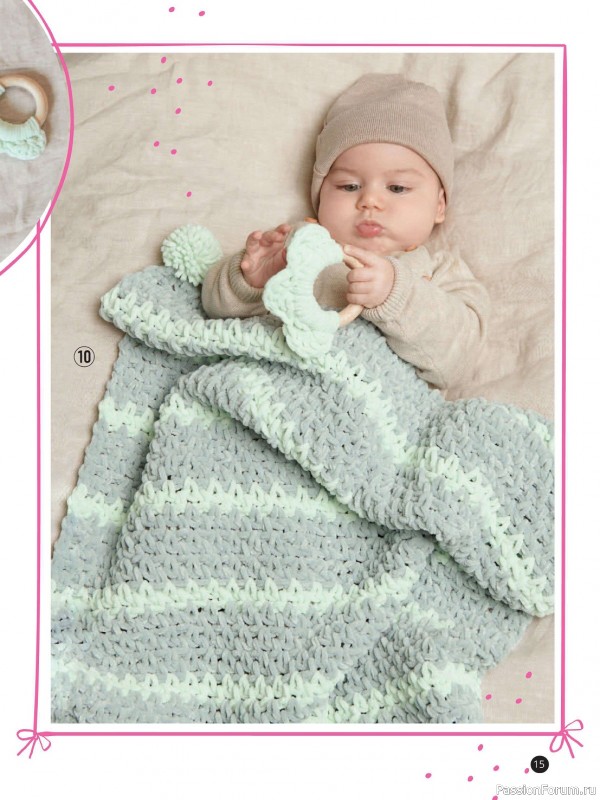 Вязаные модели для детей в журнале «Baby Maschenmode №60 2024»