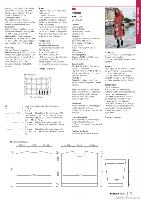 Вязаные модели в журнале «Burda Stricken №6 2020»