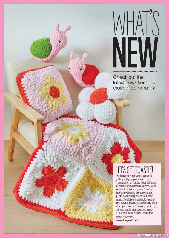 Вязаные проекты крючком в журнале «Crochet Now №123 2025»