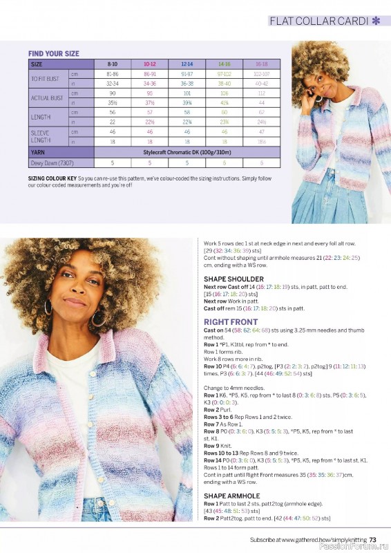 Вязаные проекты крючком в журнале «Simply Knitting №263 2025»