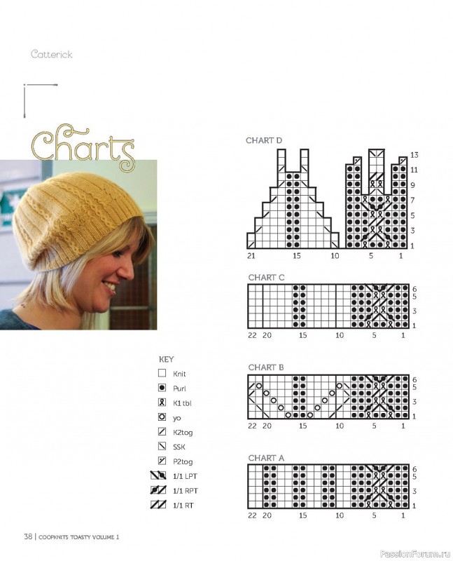 Коллекция моделей шапок в книге «Coop Knits Toasty - Volume 1-2»