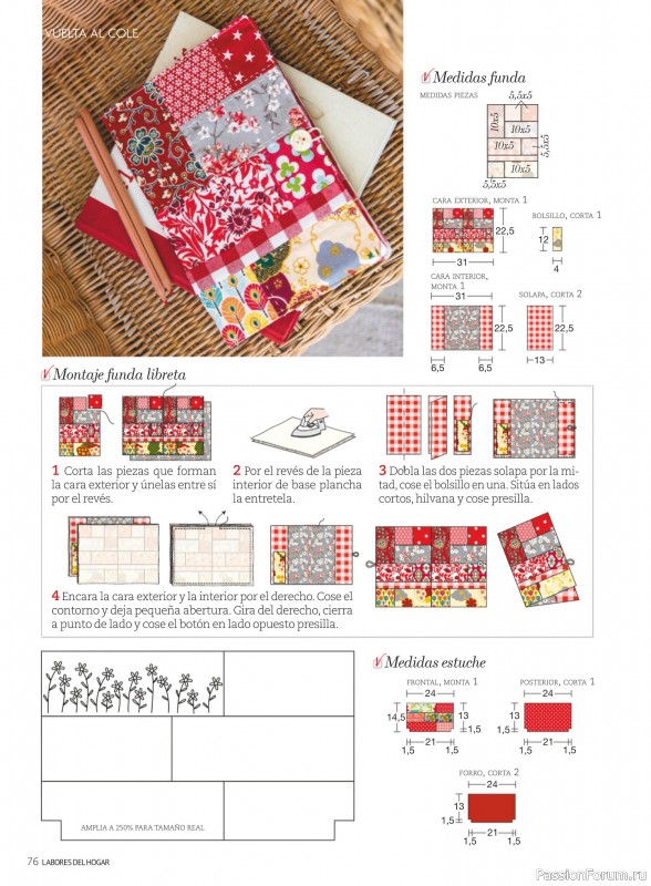 Коллекция проектов для рукодельниц в журнале «Labores del hogar №777 2024»