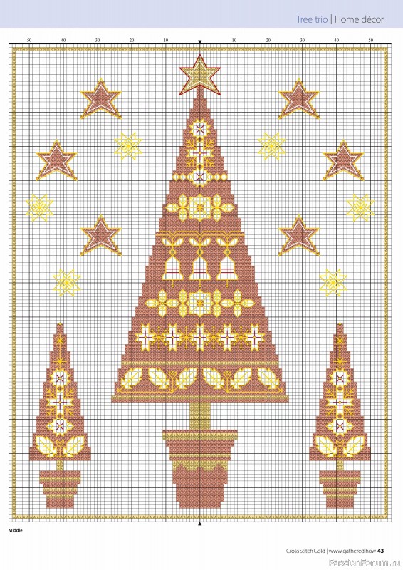 Коллекция вышивки в журнале «Cross Stitch Gold - Christmas 2024»