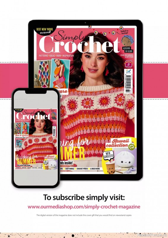Вязаные проекты крючком в журнале «Simply Crochet №164 2025»