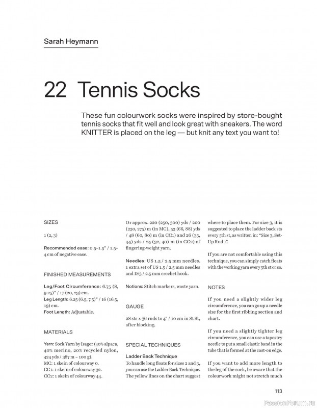 Вязаные проекты в книге «52 Weeks of Socks Vol. II»