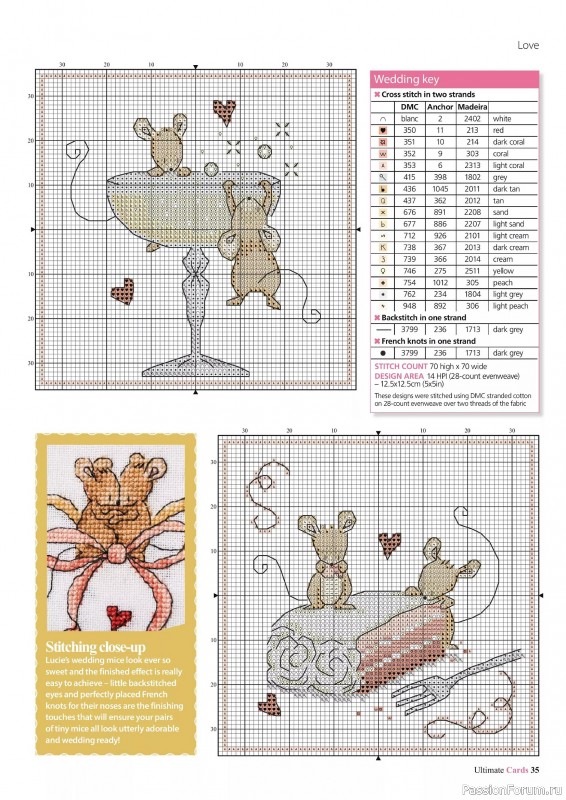 Коллекция вышивки в журнале «Ultimate CrossStitch Cards №58 2025»