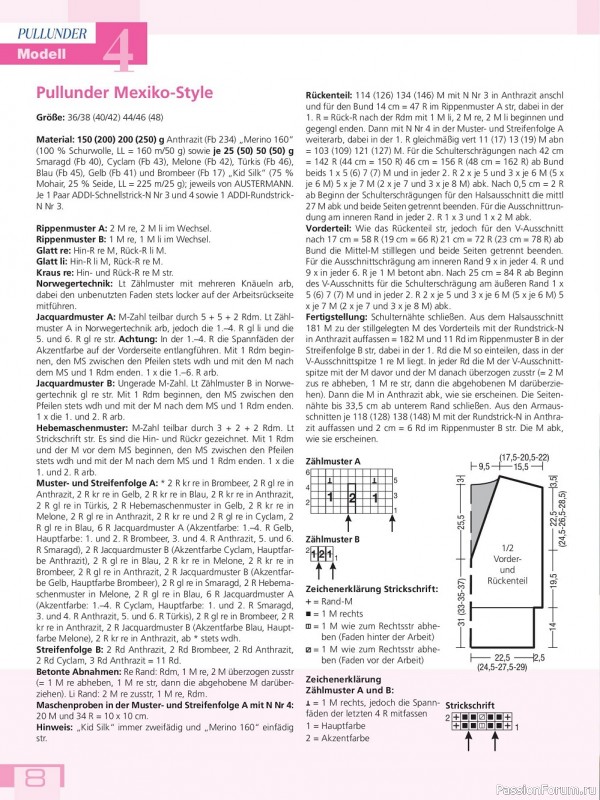 Вязаные модели в журнале «Meine Strickmode - Pullunder MS078 2022»